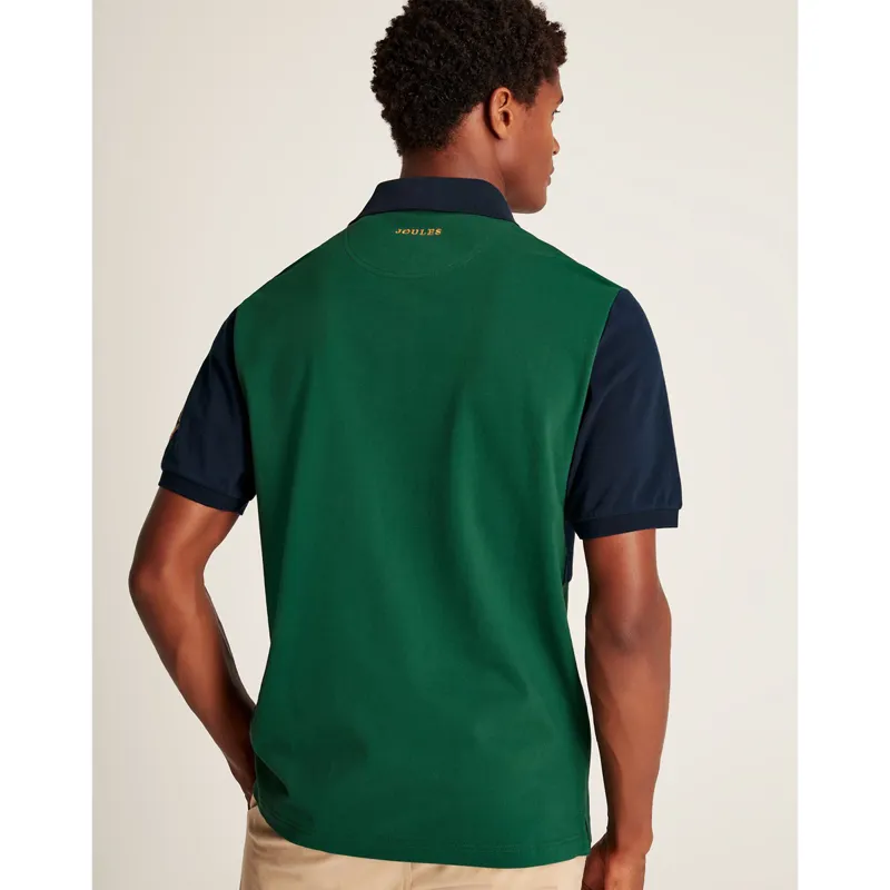 Joules Men's Embellished Polo Shirt - Green-2